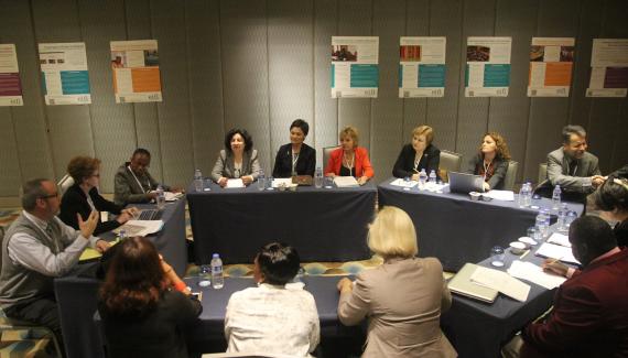 Photo of librarians at workshop at the EIFL General Assembly.